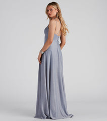 Tianna Formal Glitter A-Line Dress