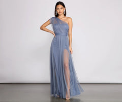 Rebecca Tulle A-Line Formal Dress