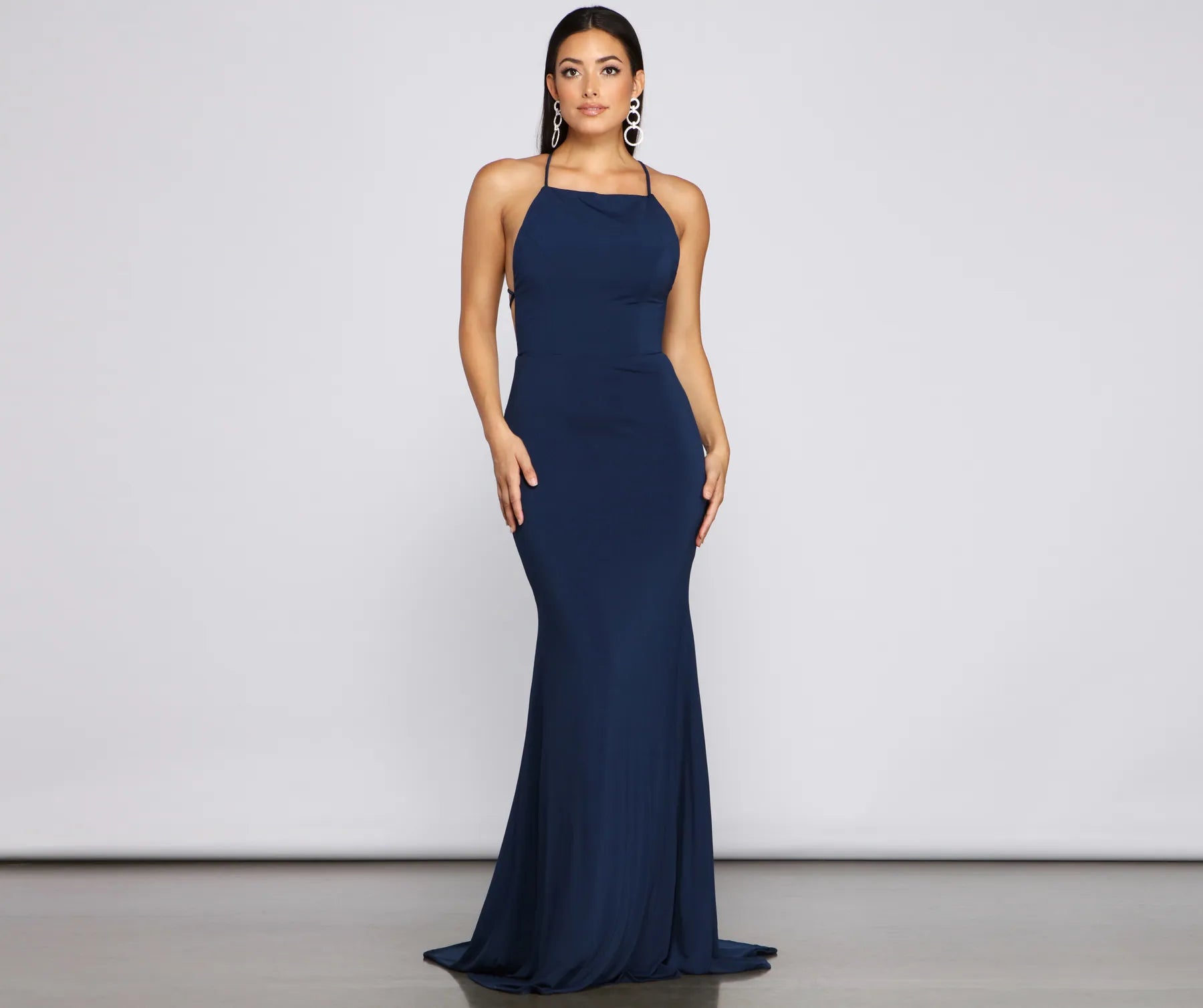 Isabella Halter A-Line Formal Dress