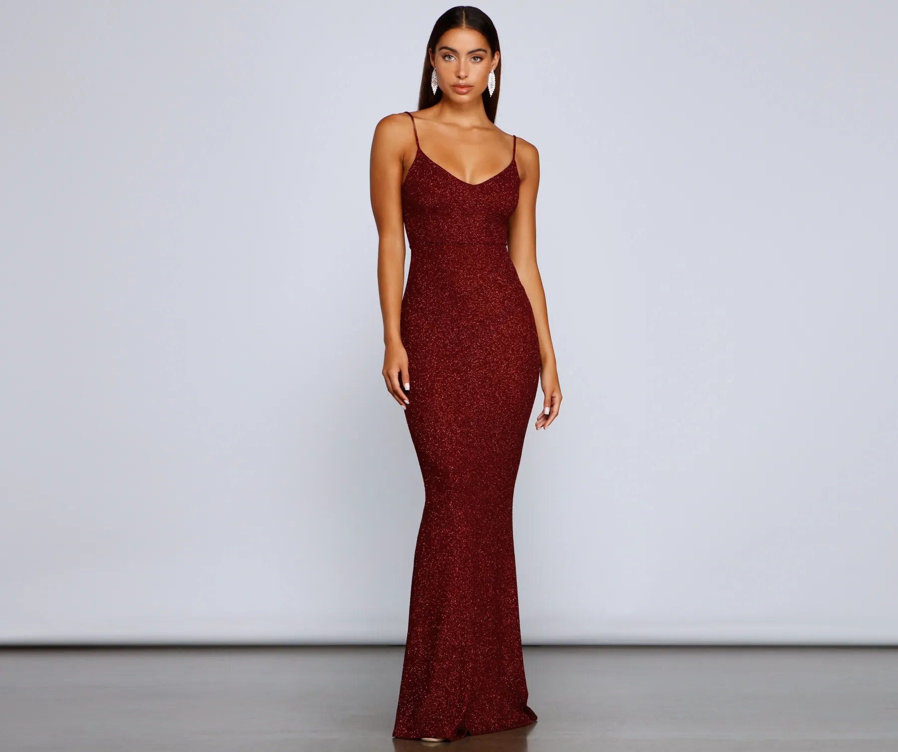 Irene Formal Backless Glitter Mermaid Dress