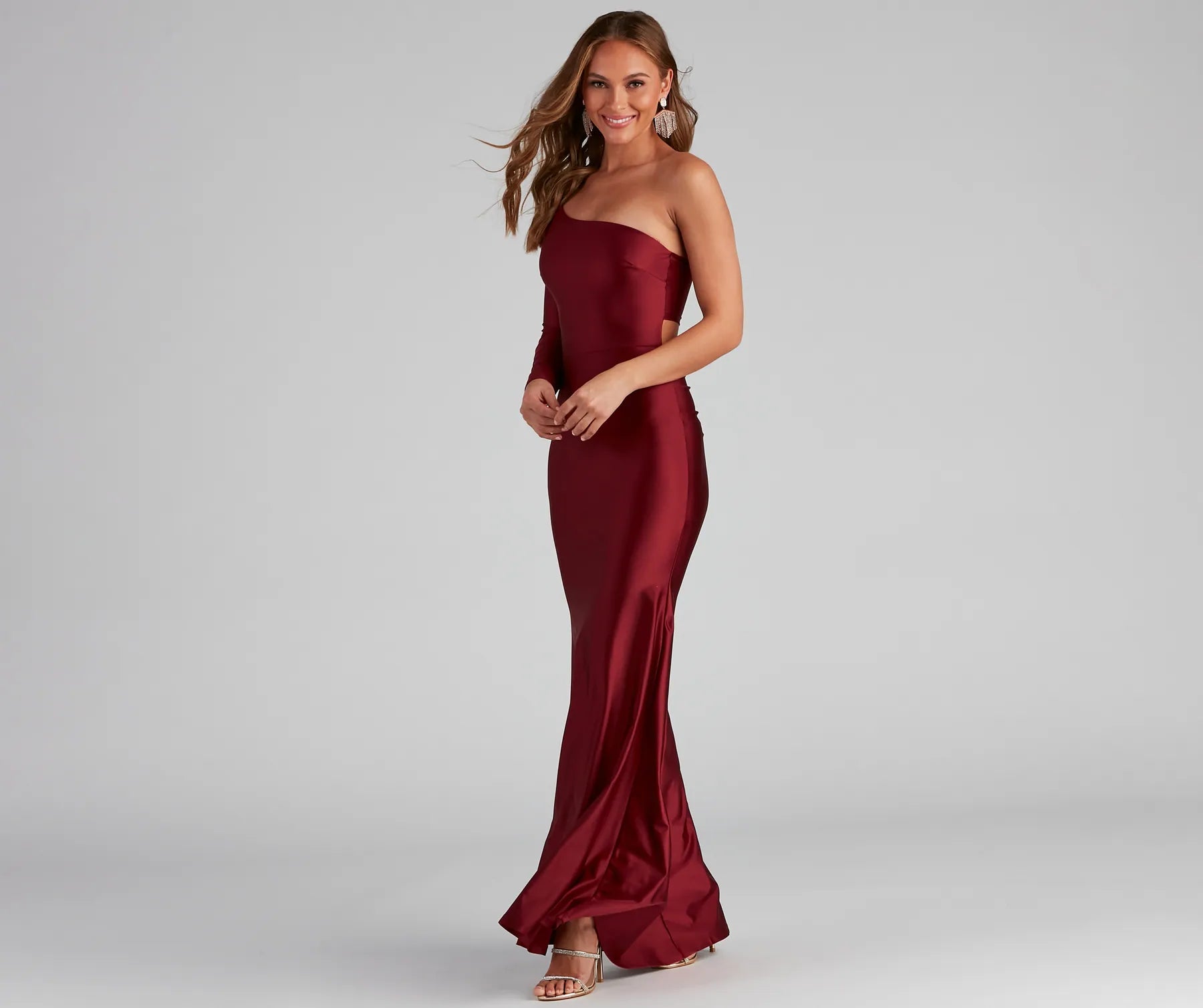 Emma One-Shoulder Mermaid Dress