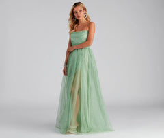 Larissa Formal Tulle Glitter Ballgown