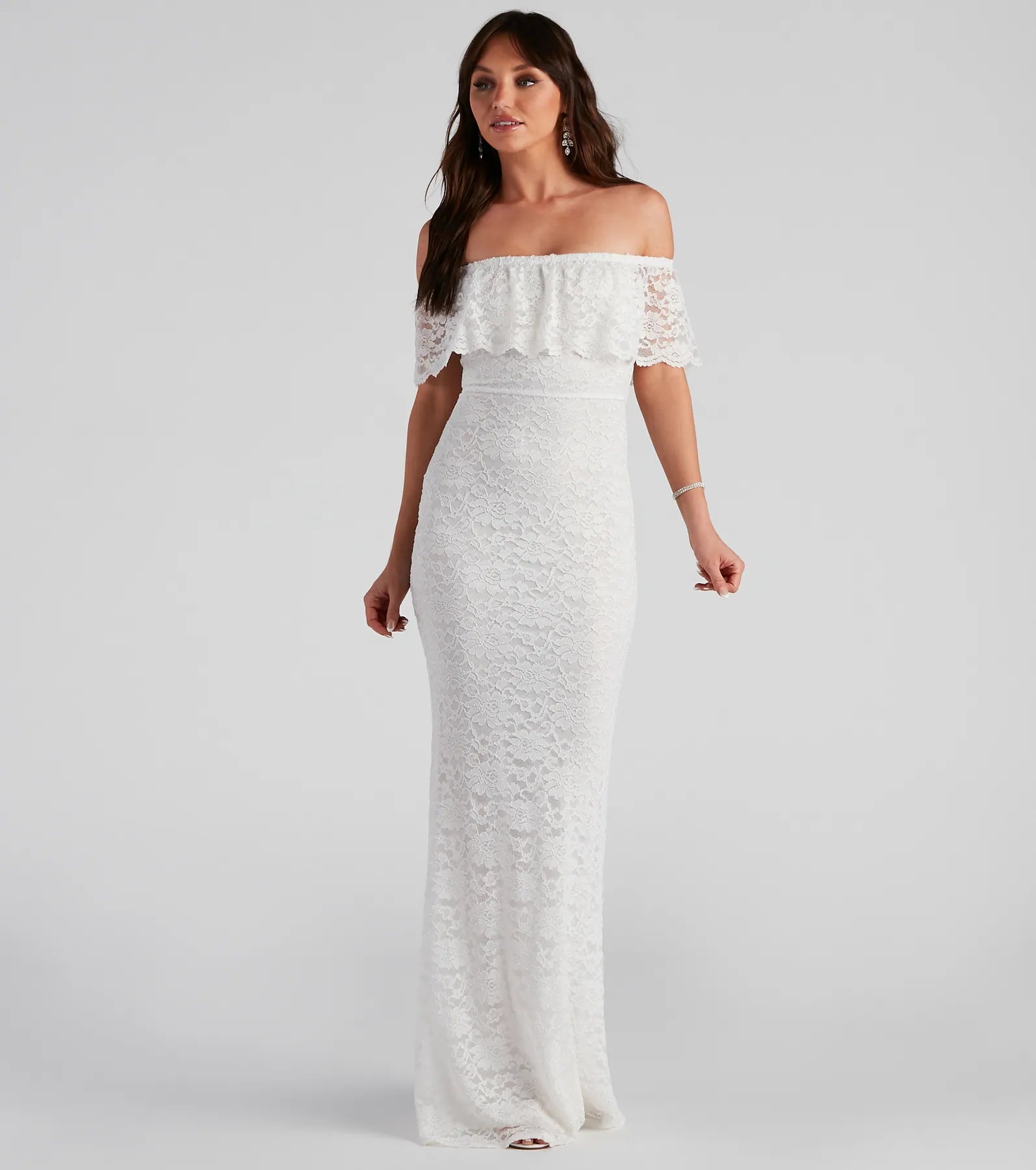 Kourtney Formal Lace Mermaid Dress