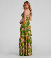 Valerie Tiered Floral Printed Dress