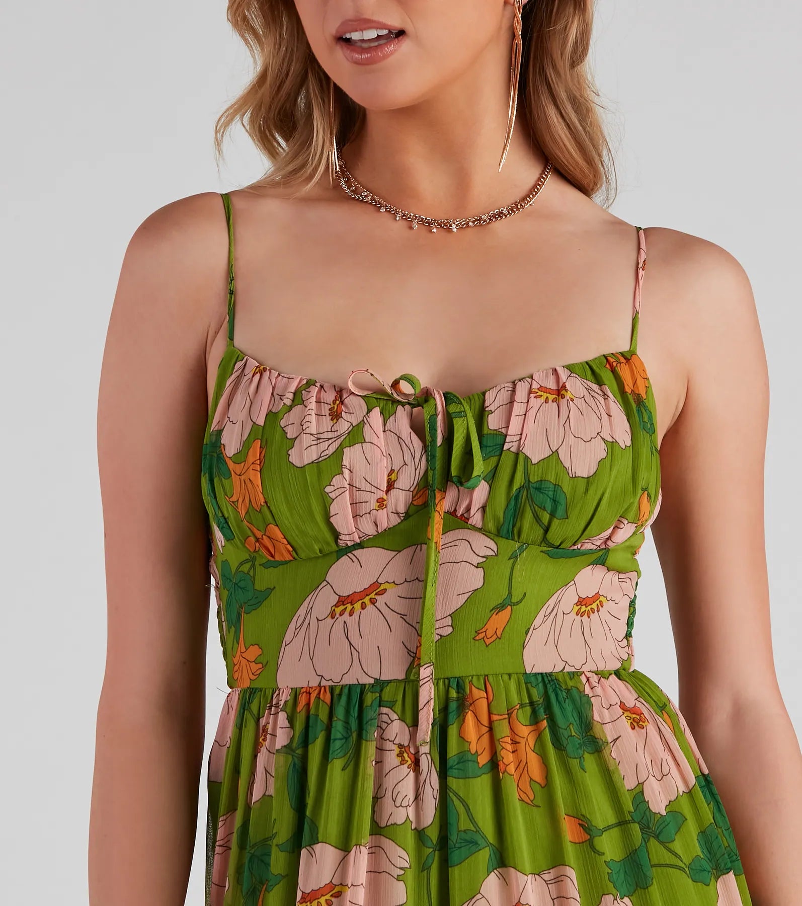 Valerie Tiered Floral Printed Dress