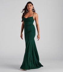 Kaiana Formal Crepe Mermaid Dress