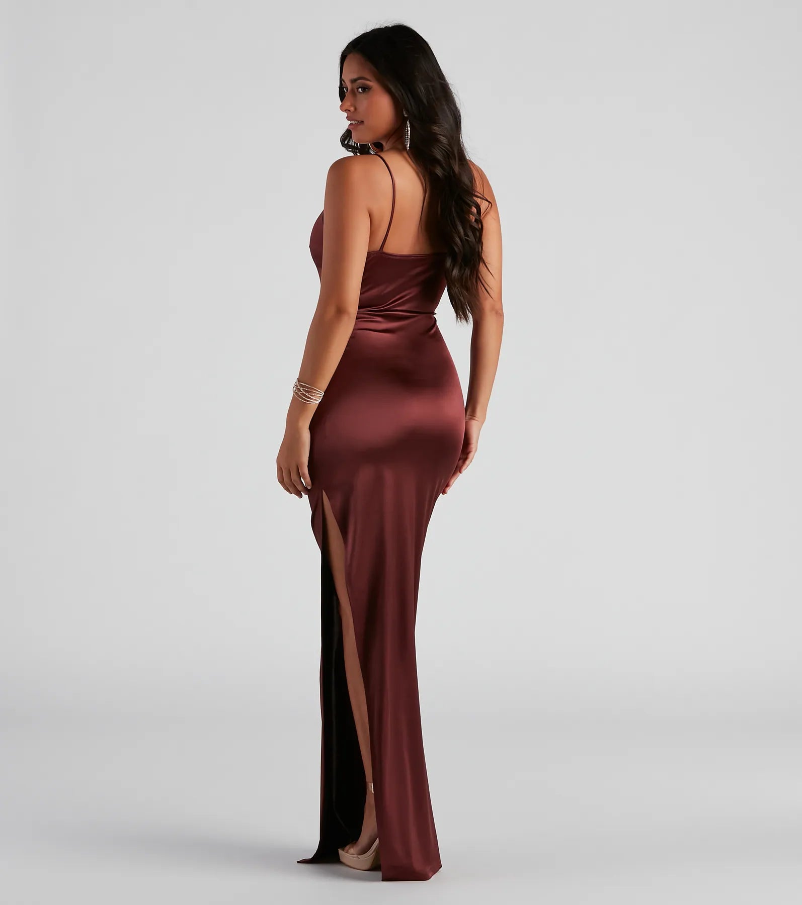 Millie High Slit Formal Dress