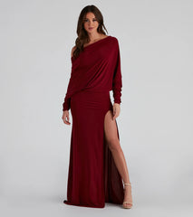 Holly Long Sleeve Formal Dress