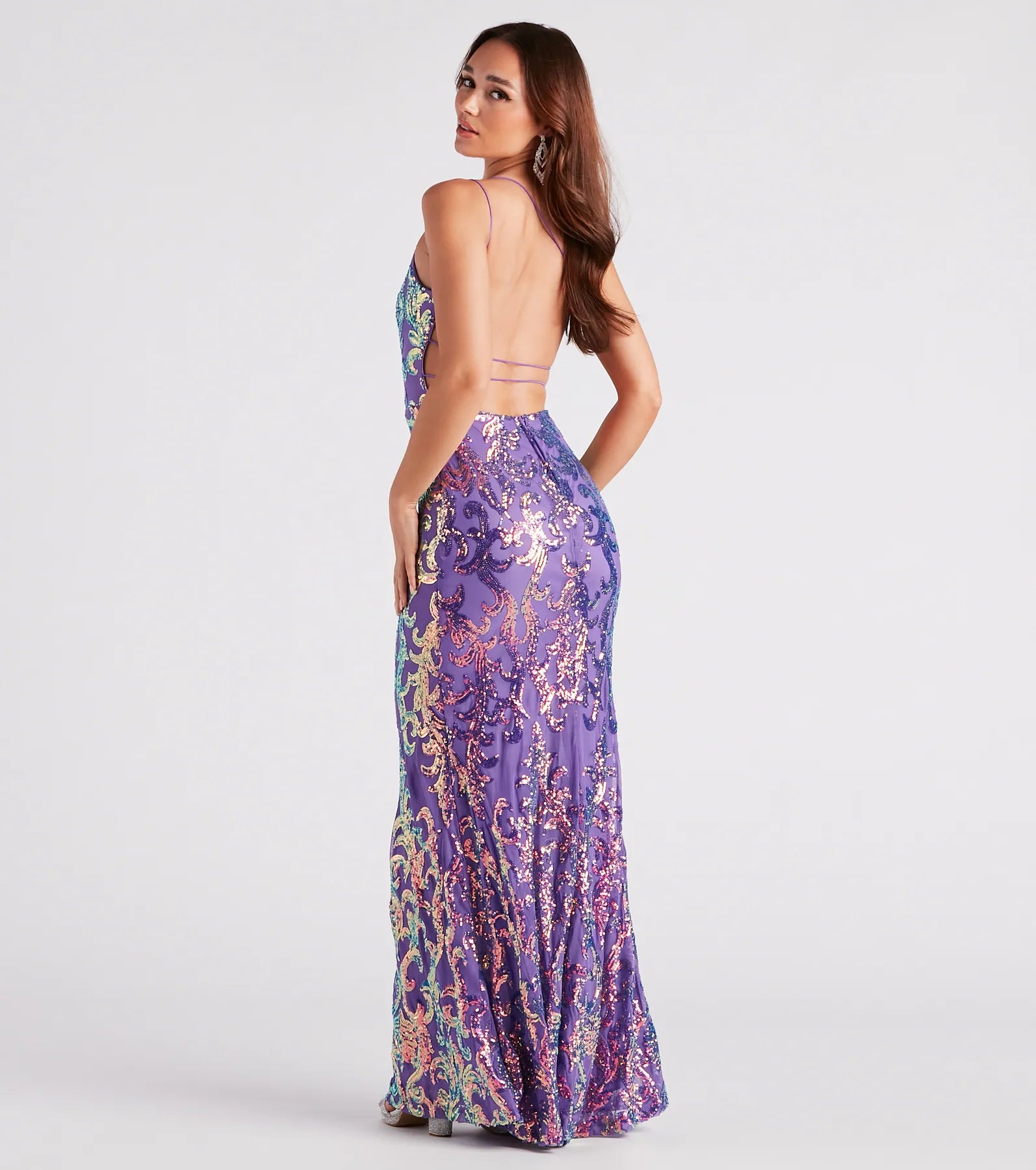 Eleanor Formal Sequin One Shoulder Dress