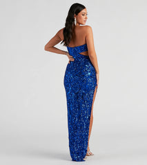 Lenny Formal Sequin One Shoulder Dress