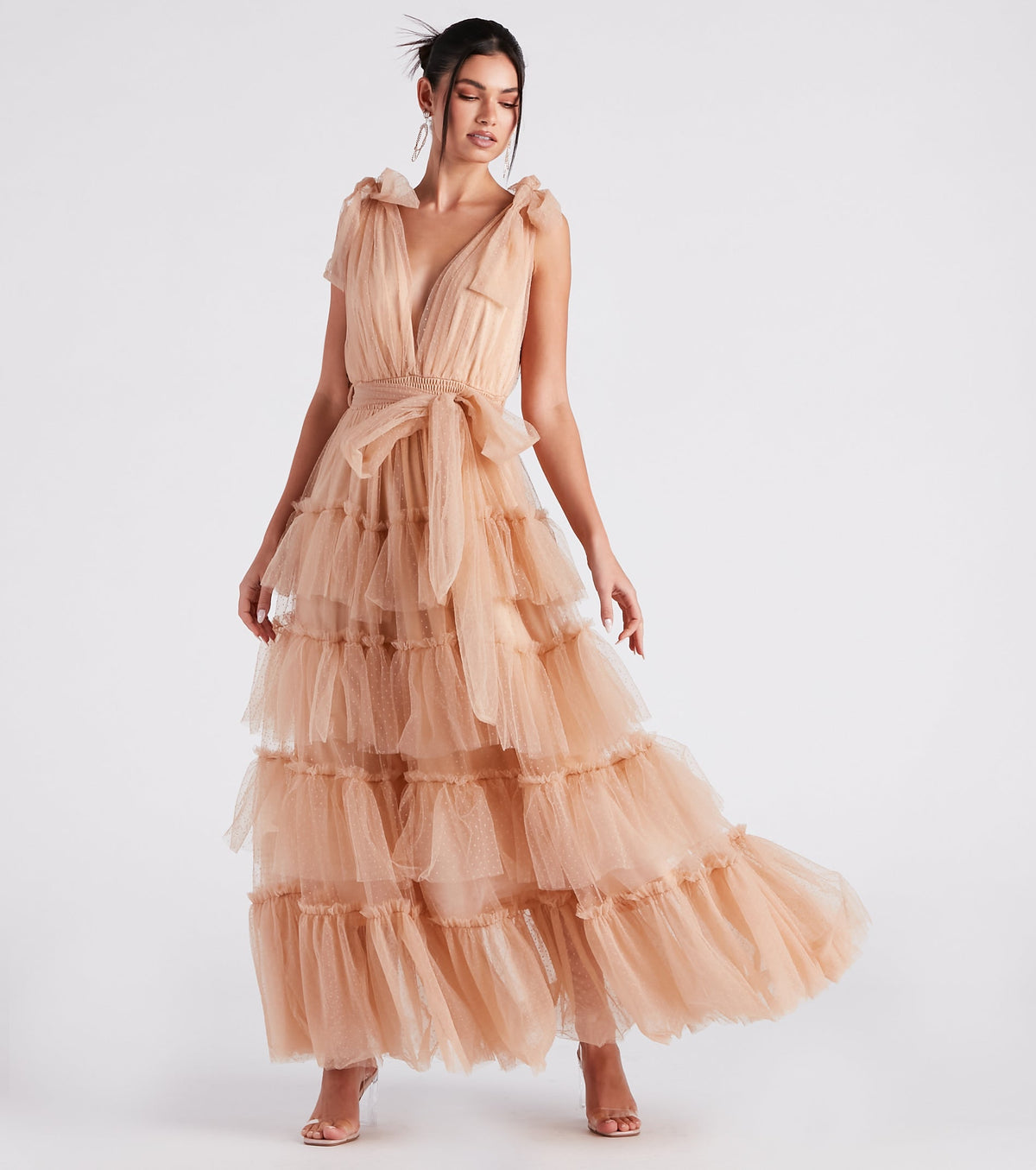 Mabelle Formal Tulle A-Line Dress
