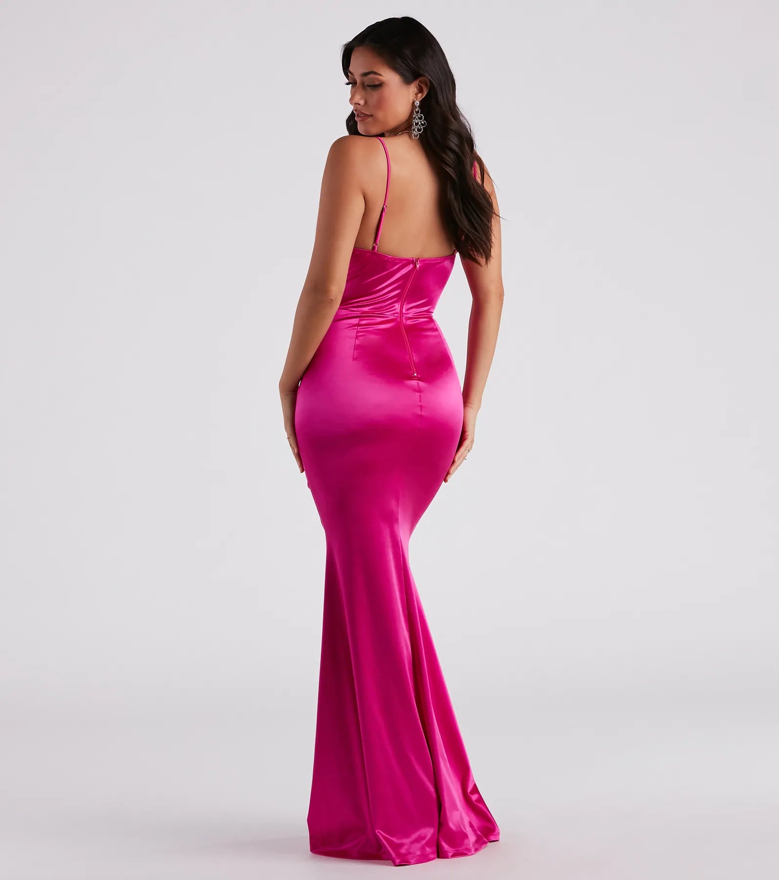 Nahla Formal Satin Mermaid Dress
