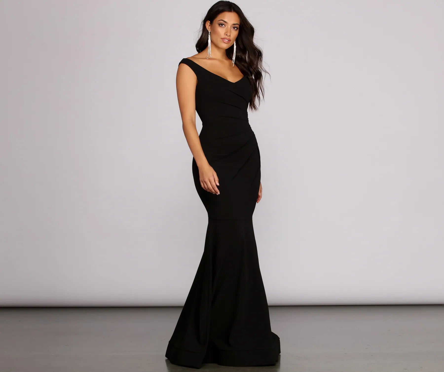 Tessa Off The Shoulder Ruched Dress