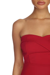 Kendall Formal Sweetheart Crepe Dress