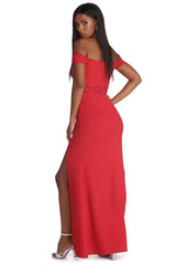 Edyn Sleek Off The Shoulder Dress
