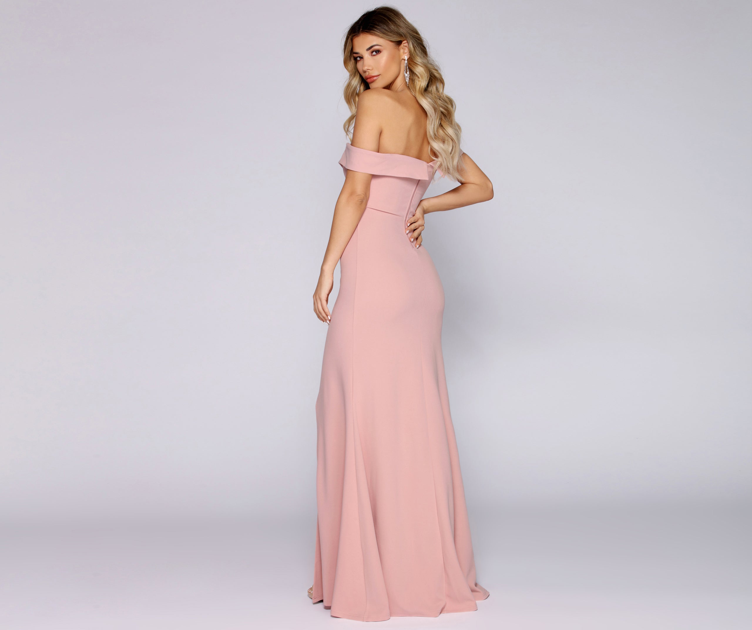 Allison Formal Off The Shoulder Dress