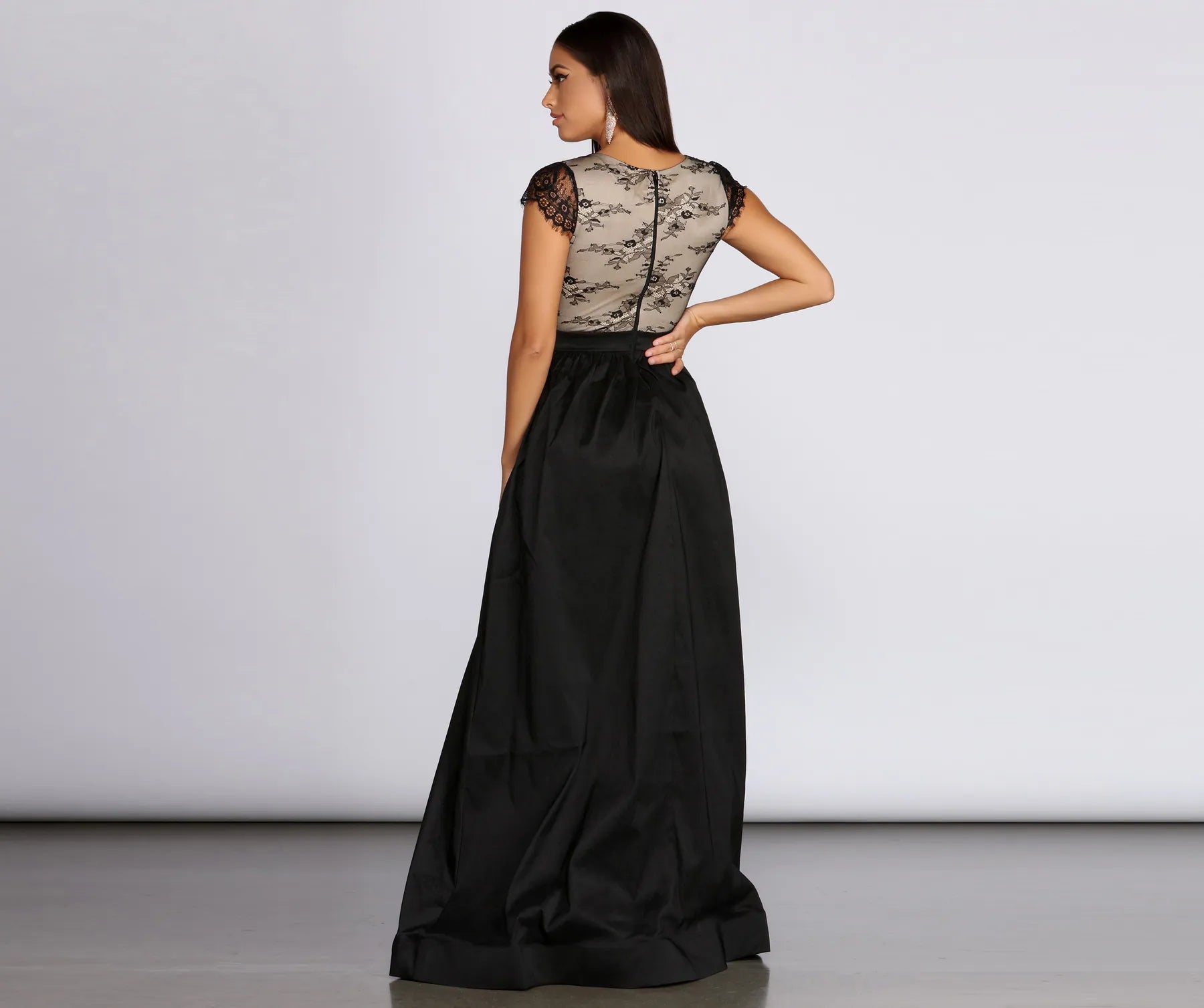 Kehlani Taffeta A-Line Dress