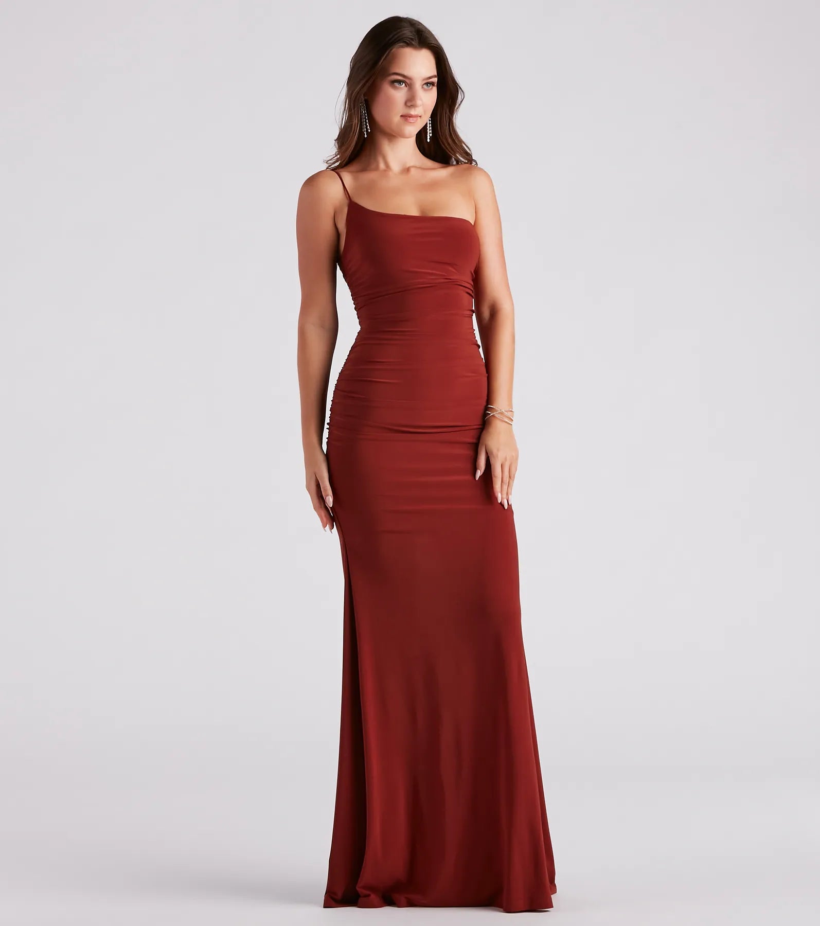 Paige Formal Ruched Mermaid Dress