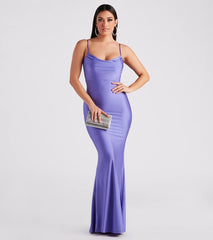Anika Formal Satin Mermaid Dress