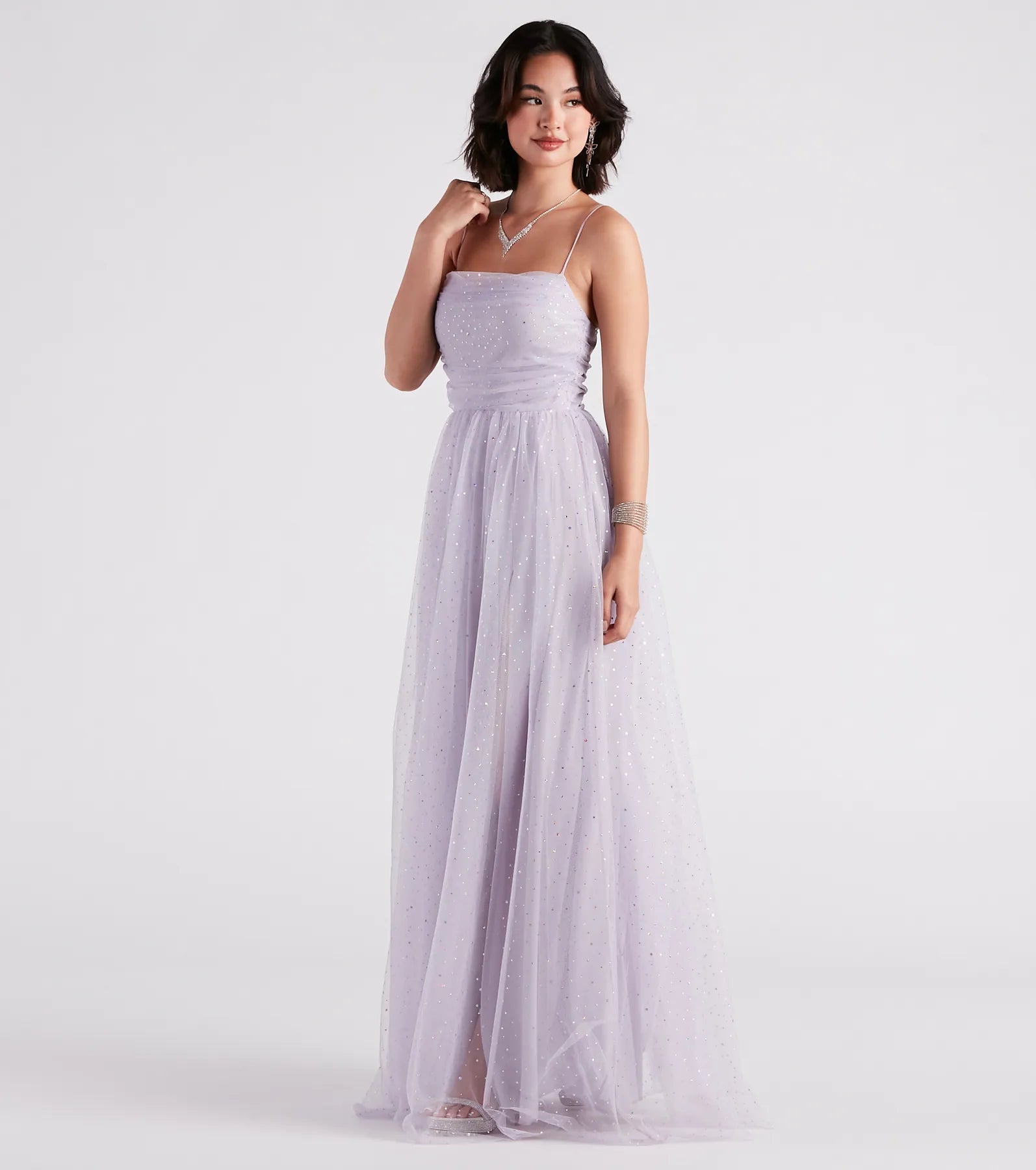 Larissa Formal Tulle Glitter Ballgown