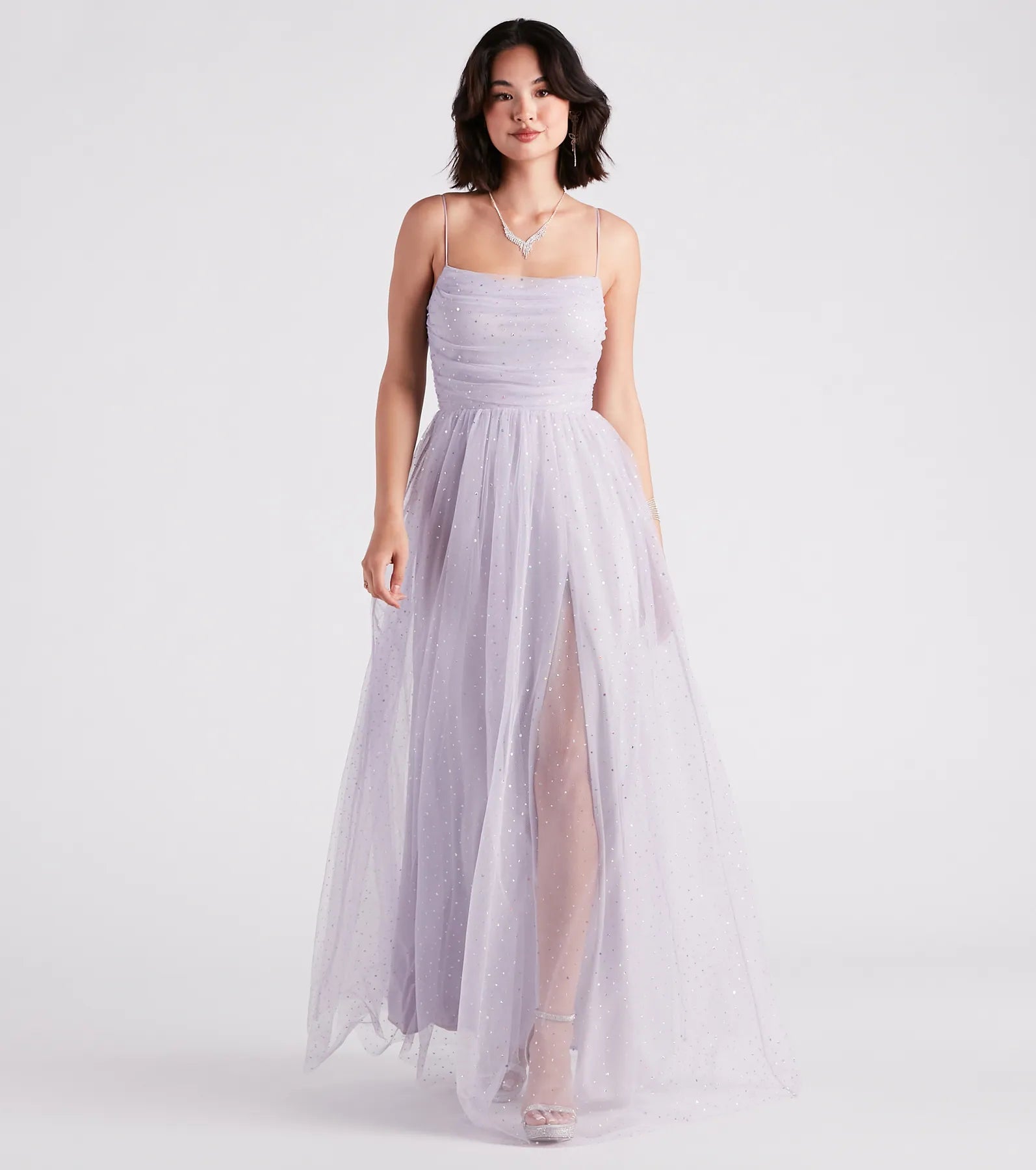 Larissa Formal Tulle Glitter Ballgown