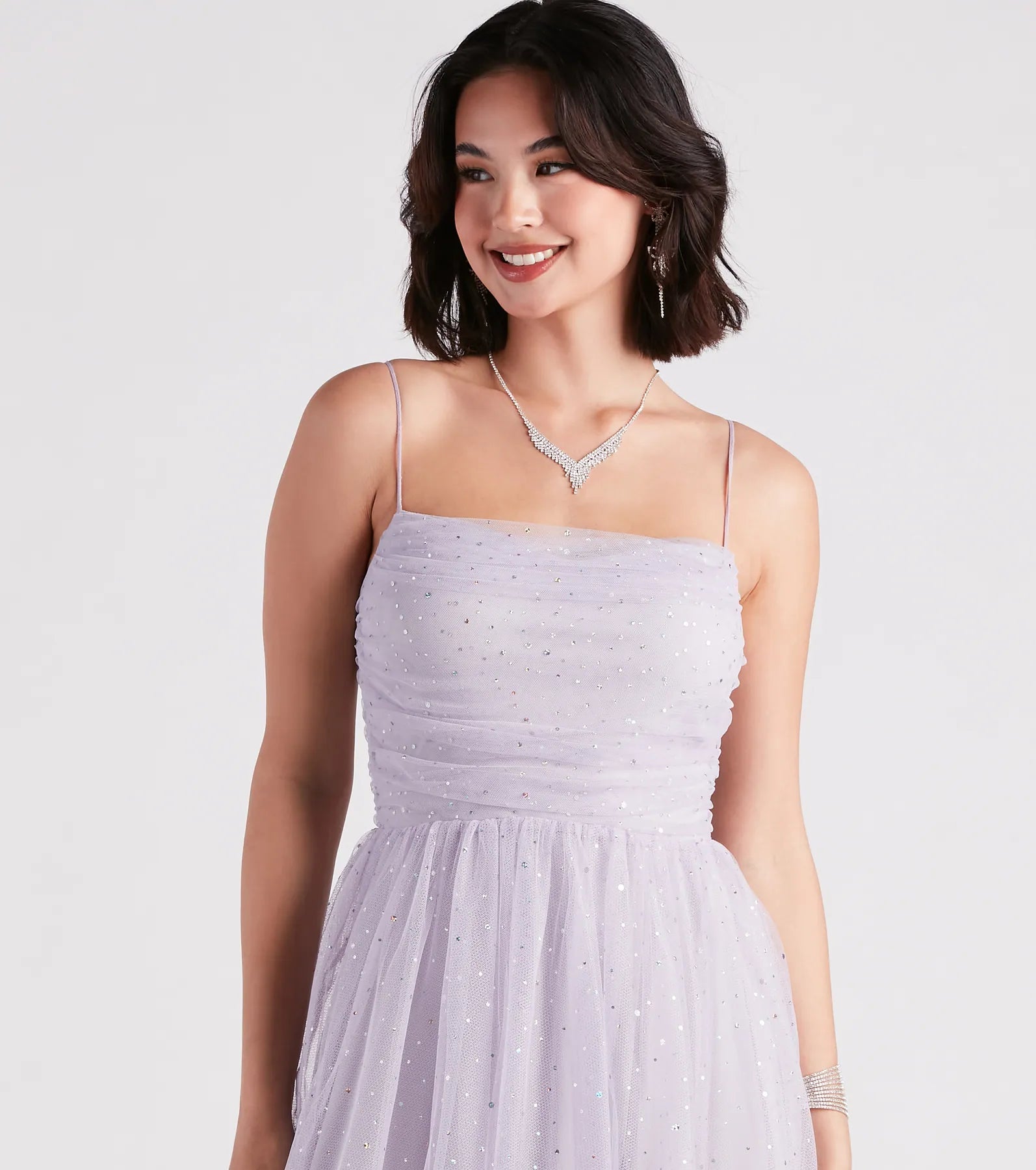 Larissa Formal Tulle Glitter Ballgown