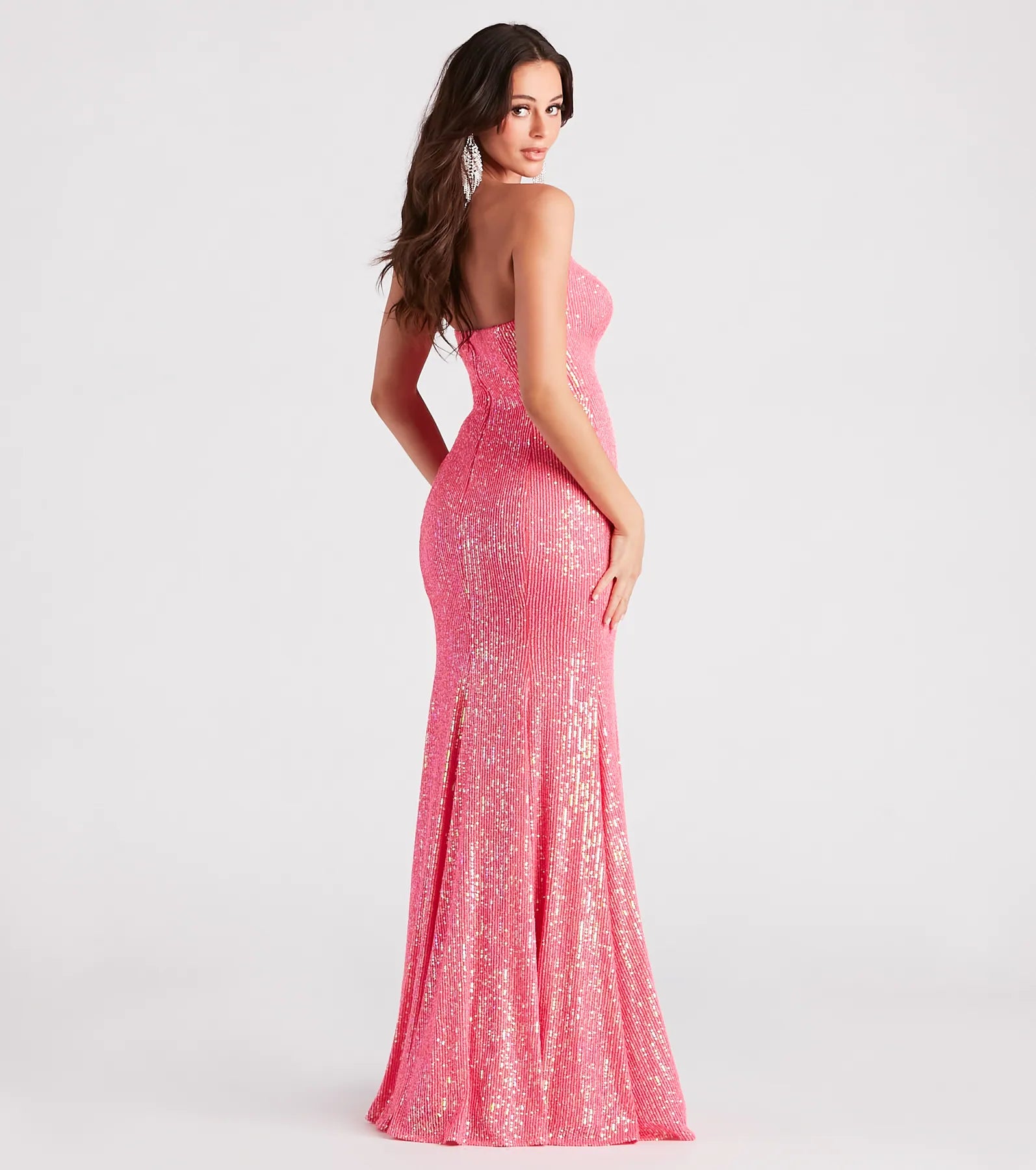 Frankie Formal Sequin Bustier Dress