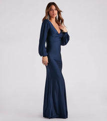 Avalynn Formal Long Sleeve Mermaid Dress