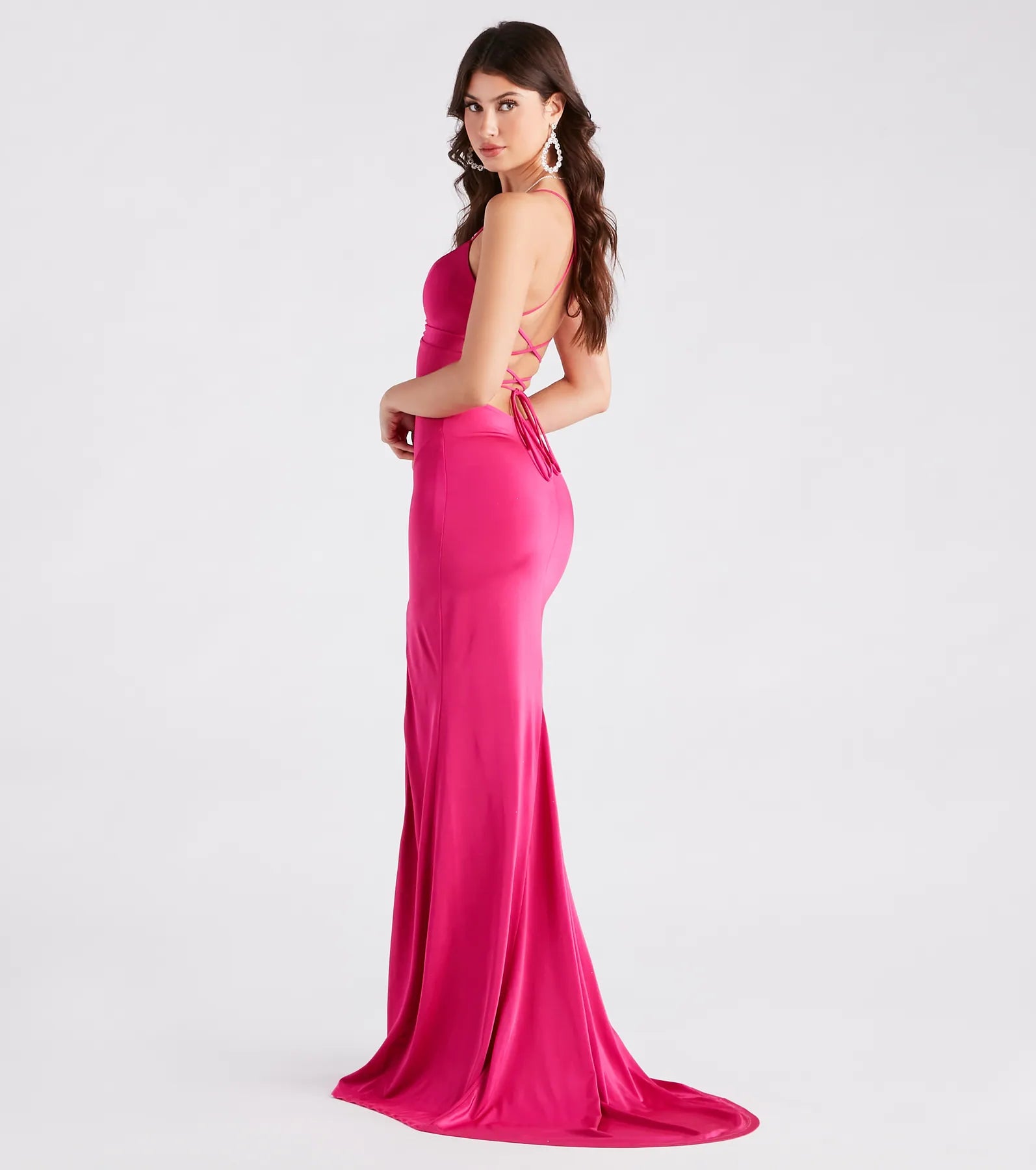 Aubrey Formal V-Neck Mermaid Dress