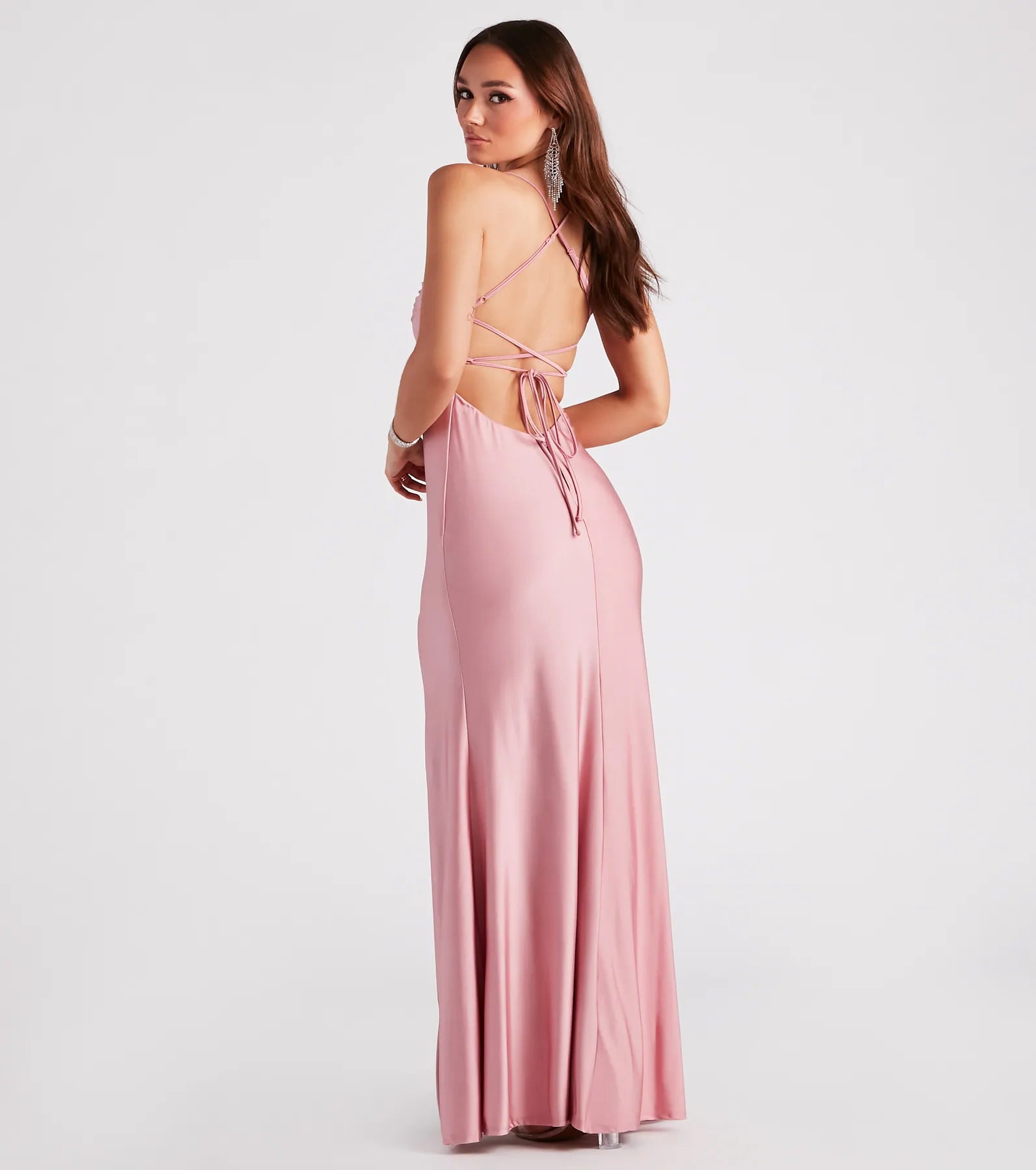 Quincy A-Line High Slit Formal Dress