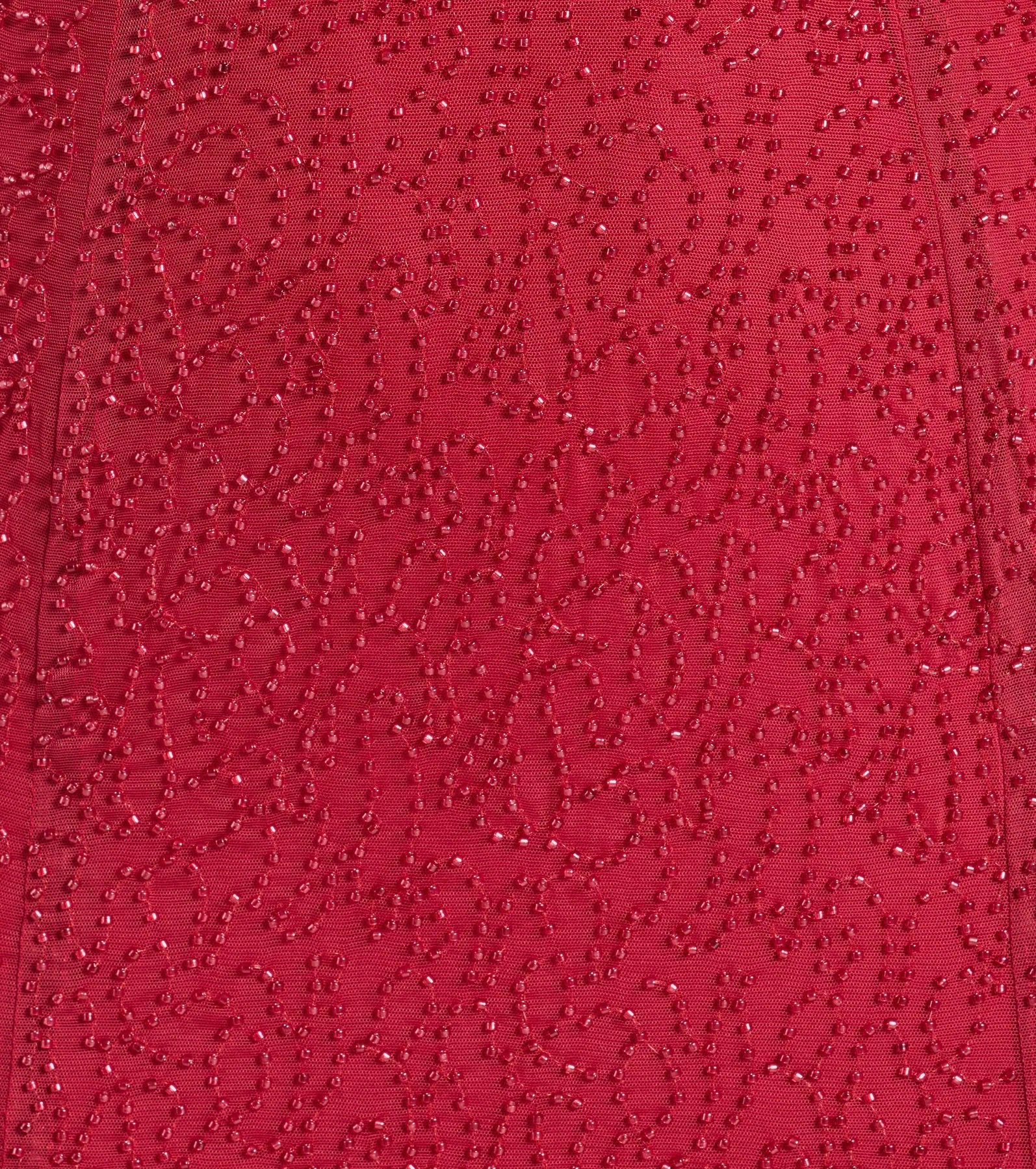 Klara Cowl Neck Faux Pearl Bead Column Dress