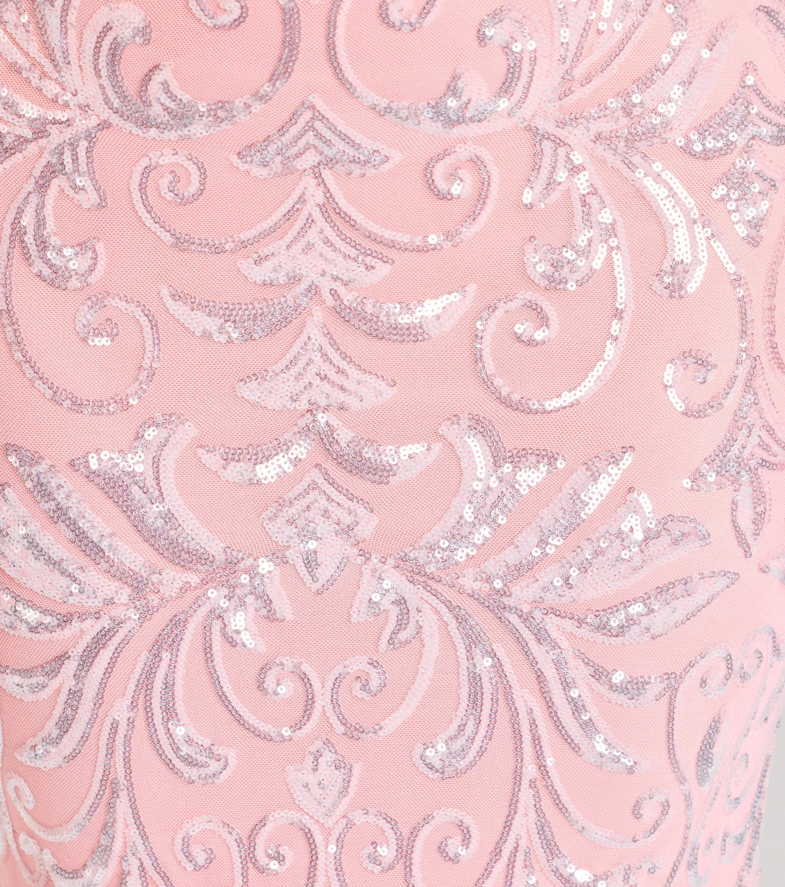 Claire Lace-Up Sequin Mermaid Dress