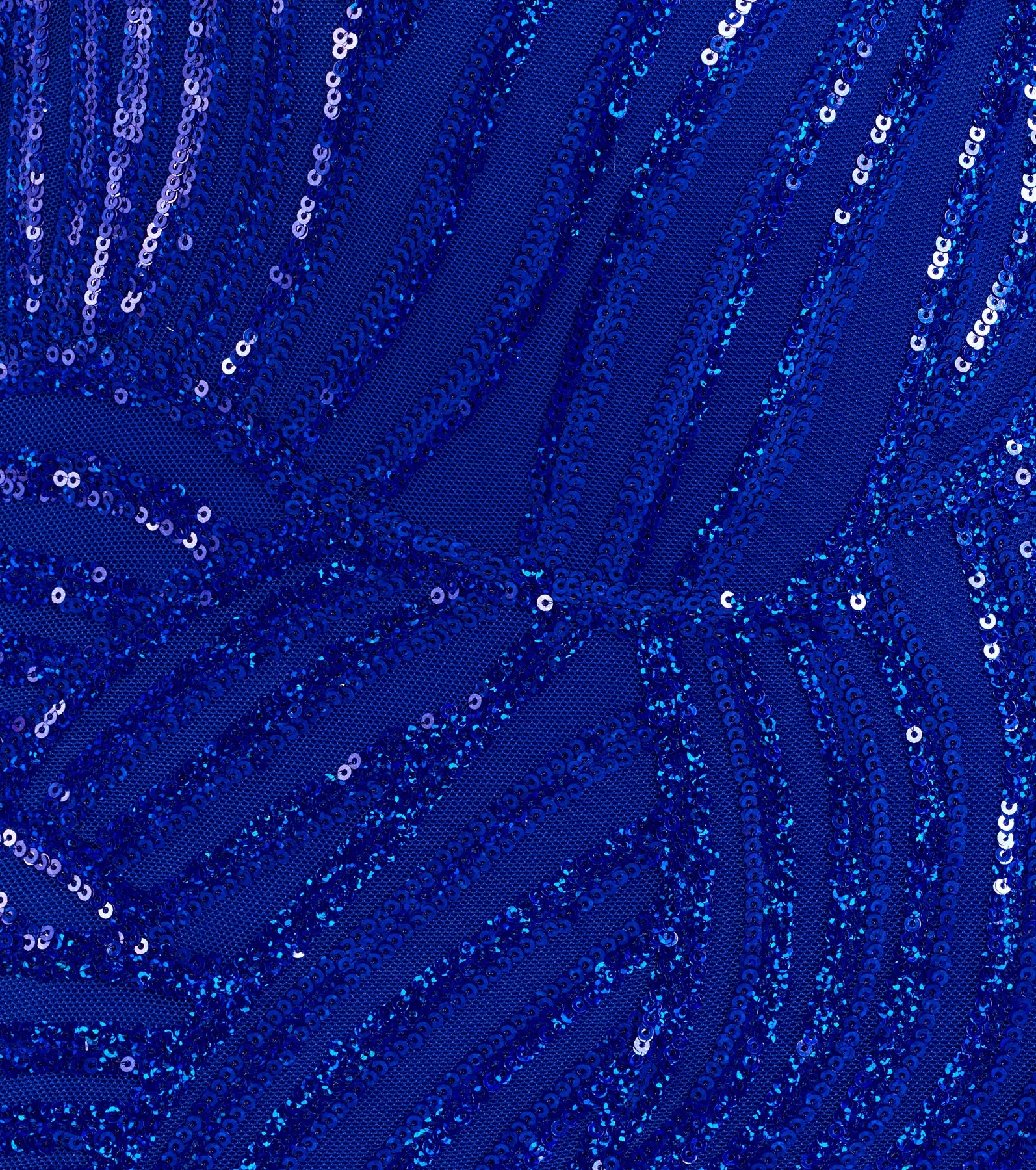 Sharon Open Back Slit Sequin Formal Dress