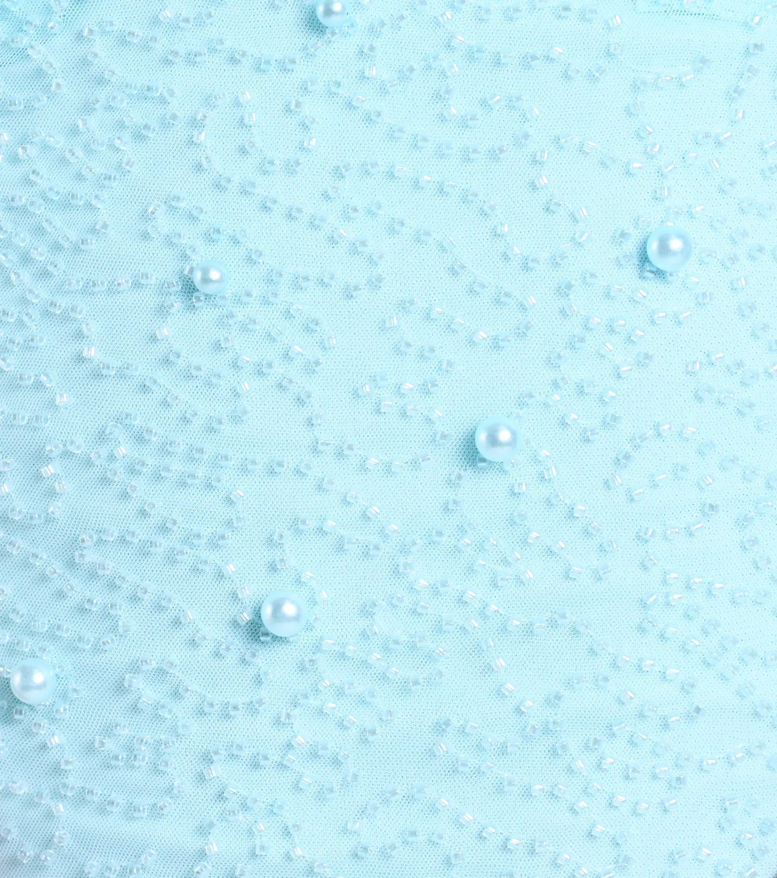 Tyra Halter Open Back Pearl Mermaid Formal Dress