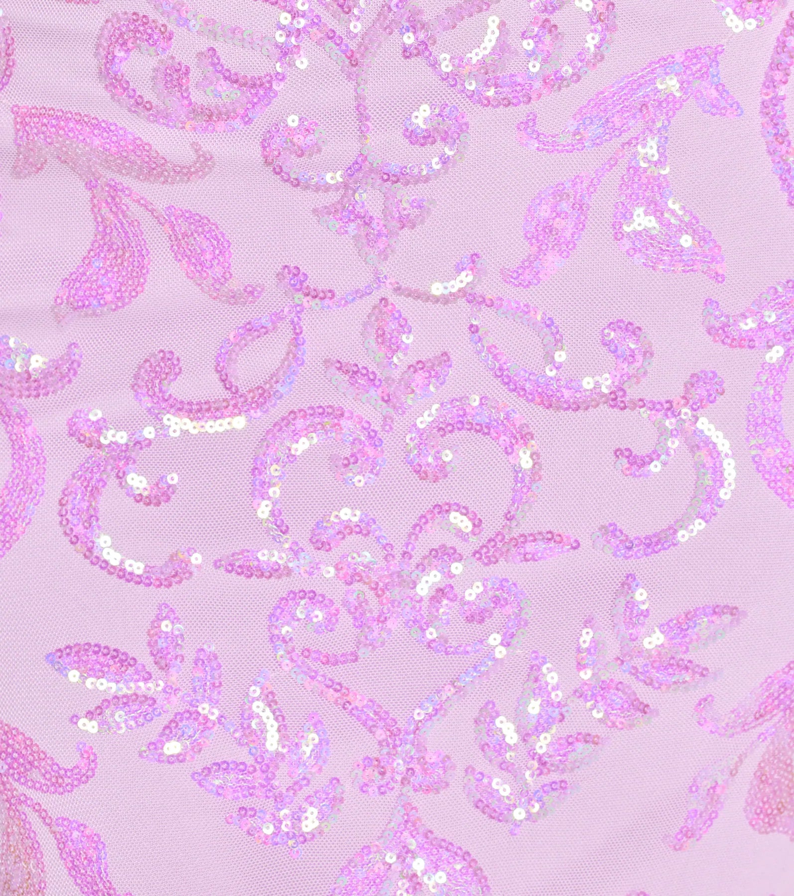 Zadie Lace-Up High Slit Sequin Formal Dress