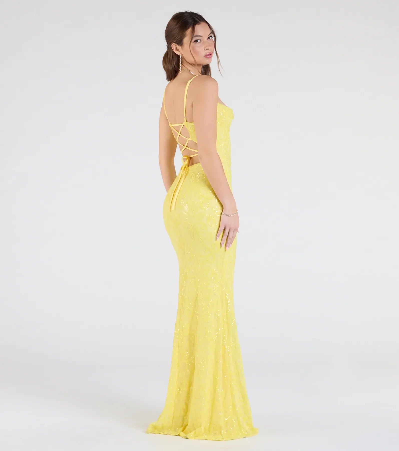 Gabrielle Formal Sequin Long Dress