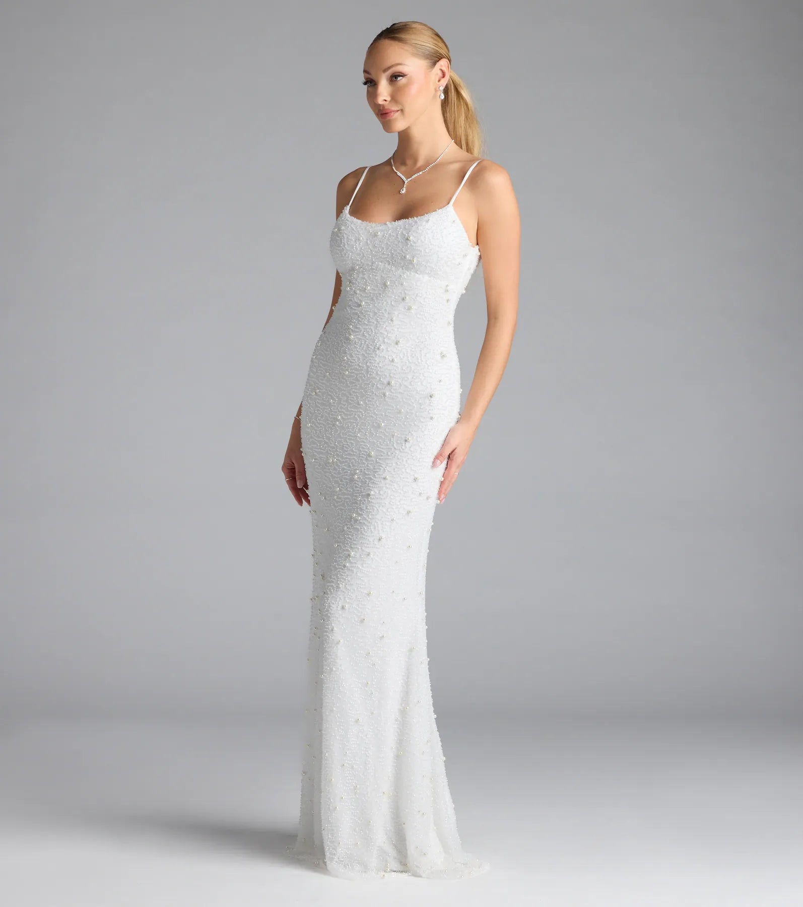 Amara Corset Mermaid Sequin Formal Dress