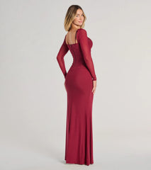 Kennedy Long Sleeve Corset Mermaid Formal Dress