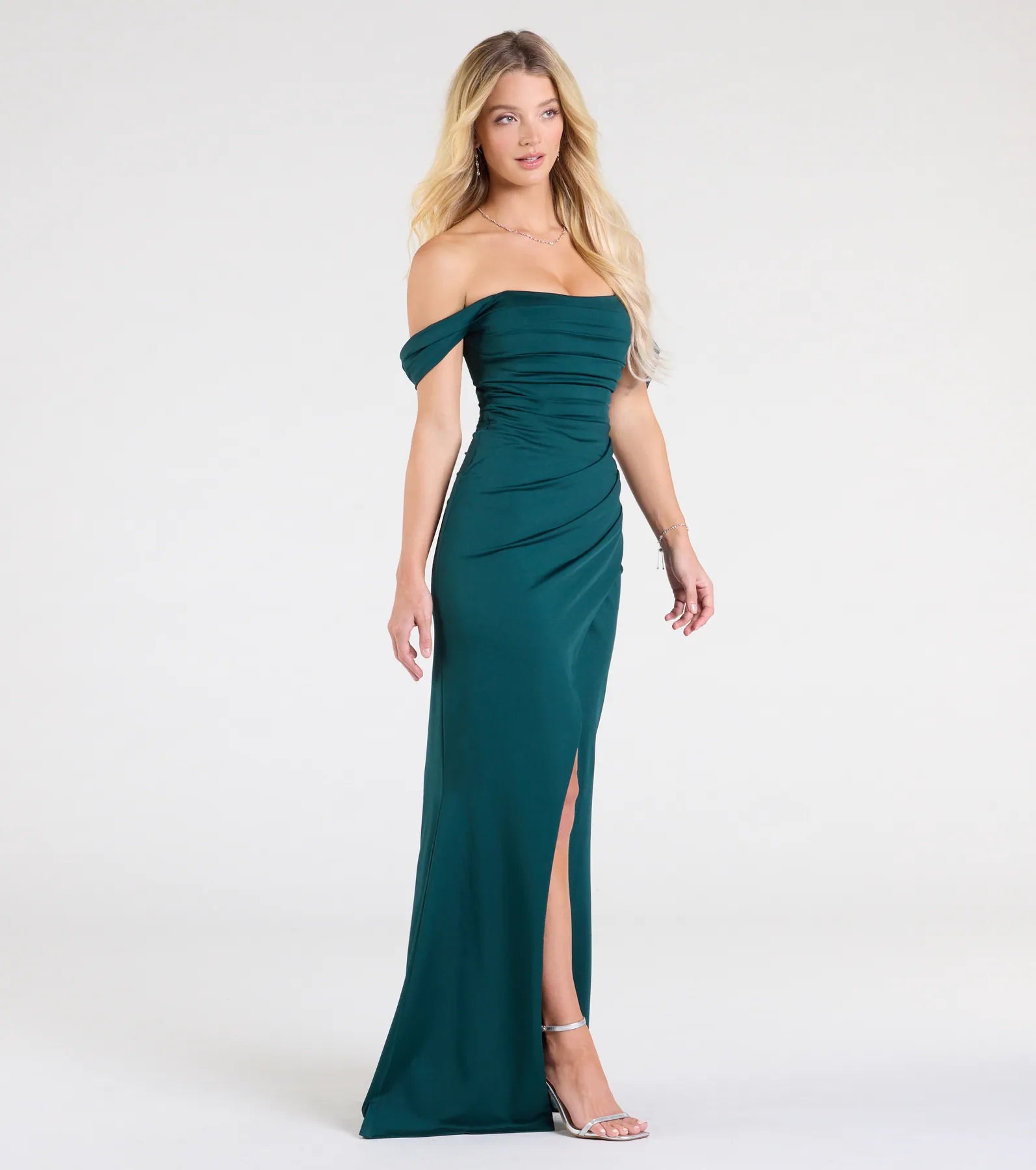 Grace Off-The-Shoulder Wrap Mermaid Formal Dress