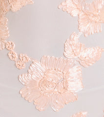 Nicollet Lace-Up Mermaid Floral Formal Dress