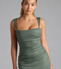 Catherine Open Back Mermaid Glitter Formal Dress