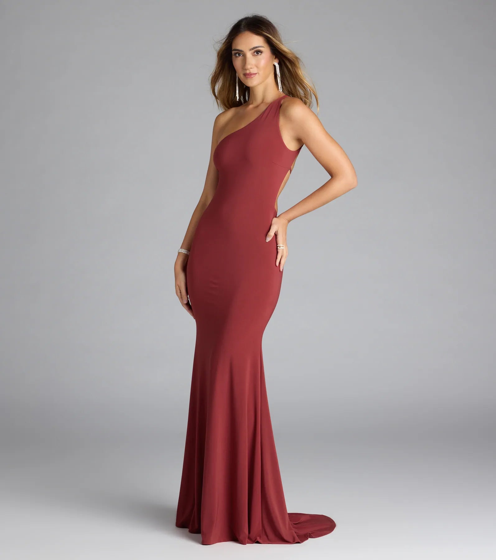 Willow One-Shoulder Mermaid Formal Dress