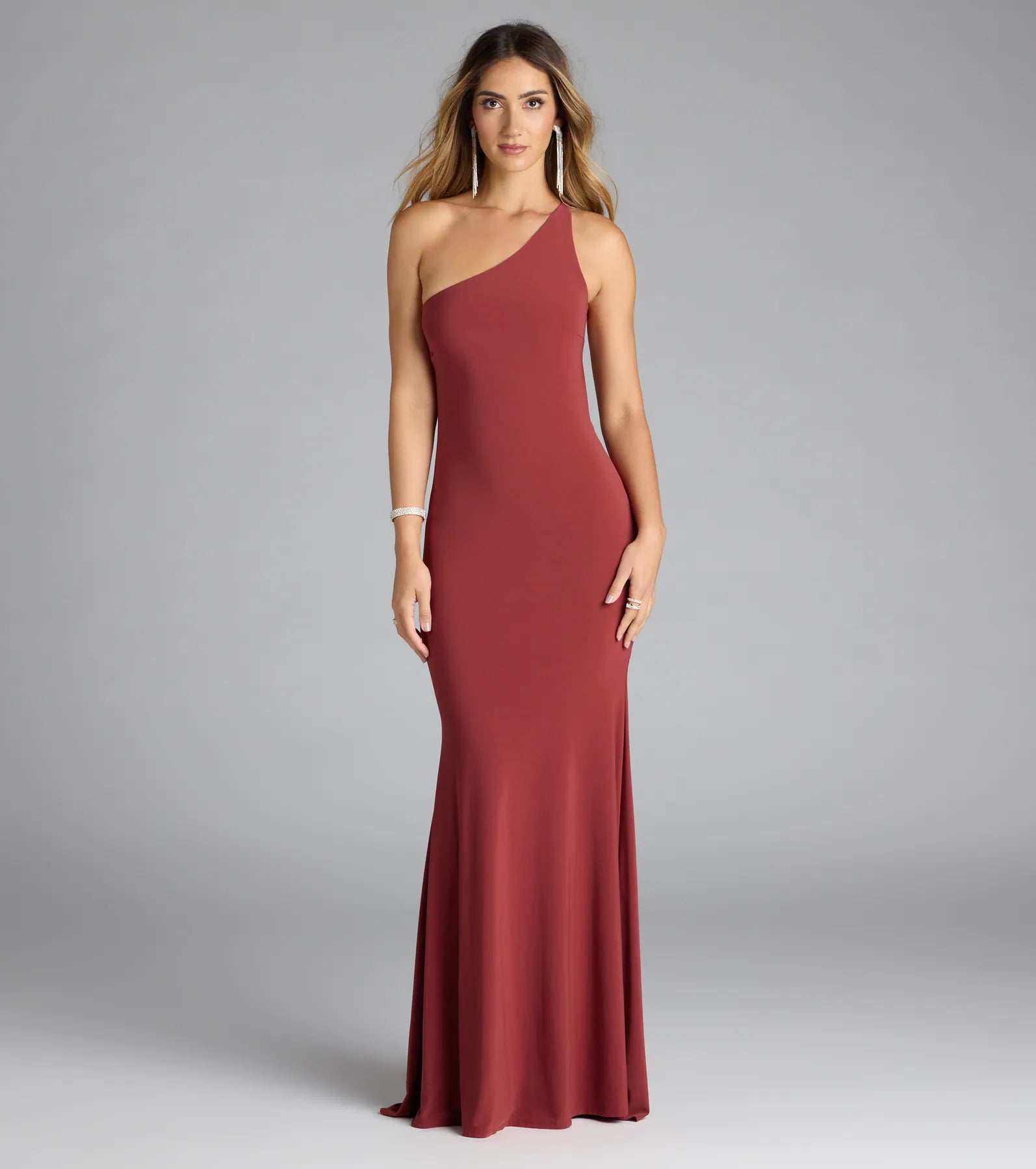 Willow One-Shoulder Mermaid Formal Dress