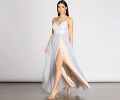 Nicolette Sequin & Tulle Dress