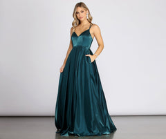 Lona Formal Cross Back Gown