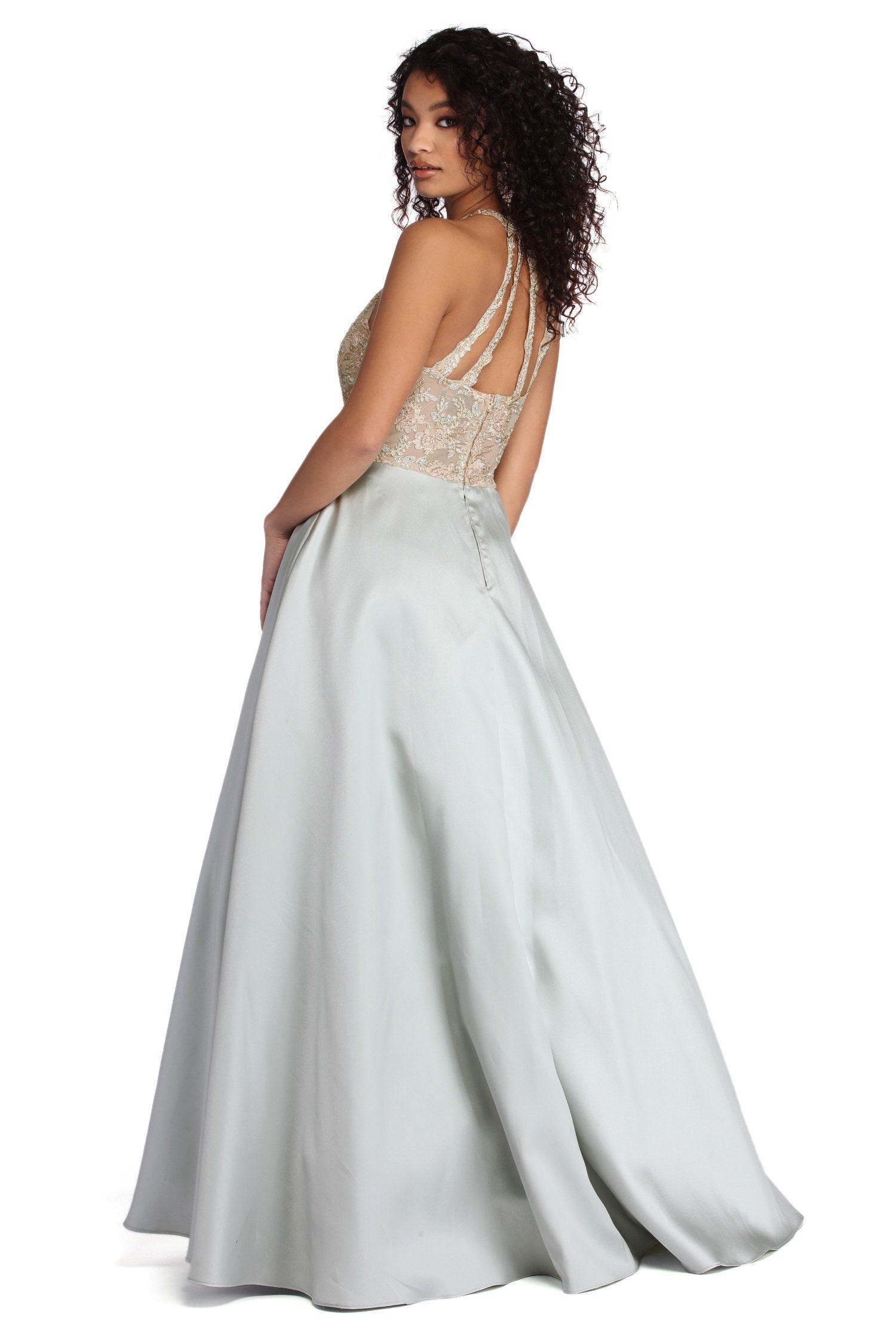 Emmy Formal Beaded Ball Gown