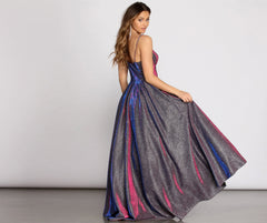 Anya Shining Glitter Ball Gown