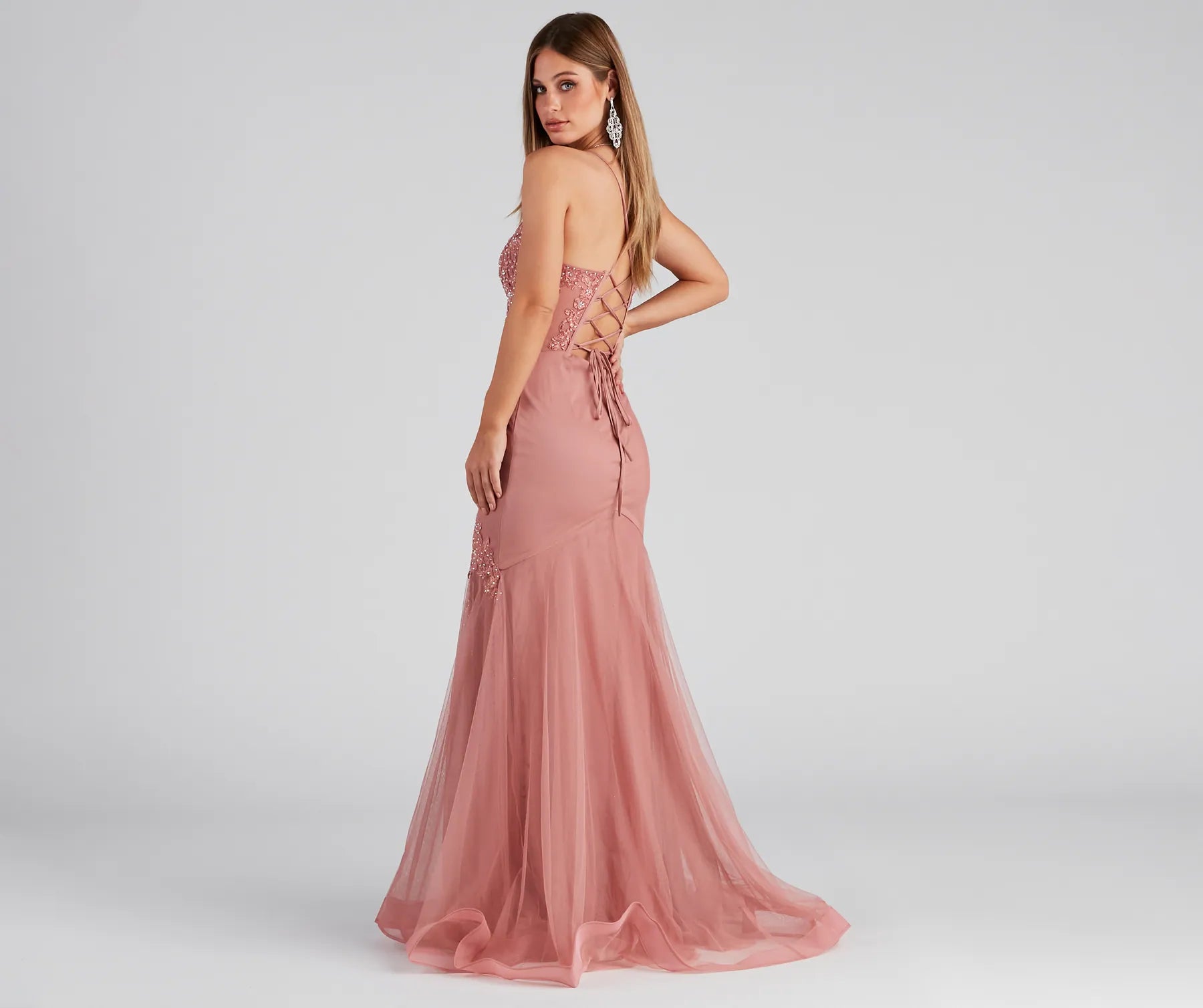 Jenika Formal Embroidered Ball Gown