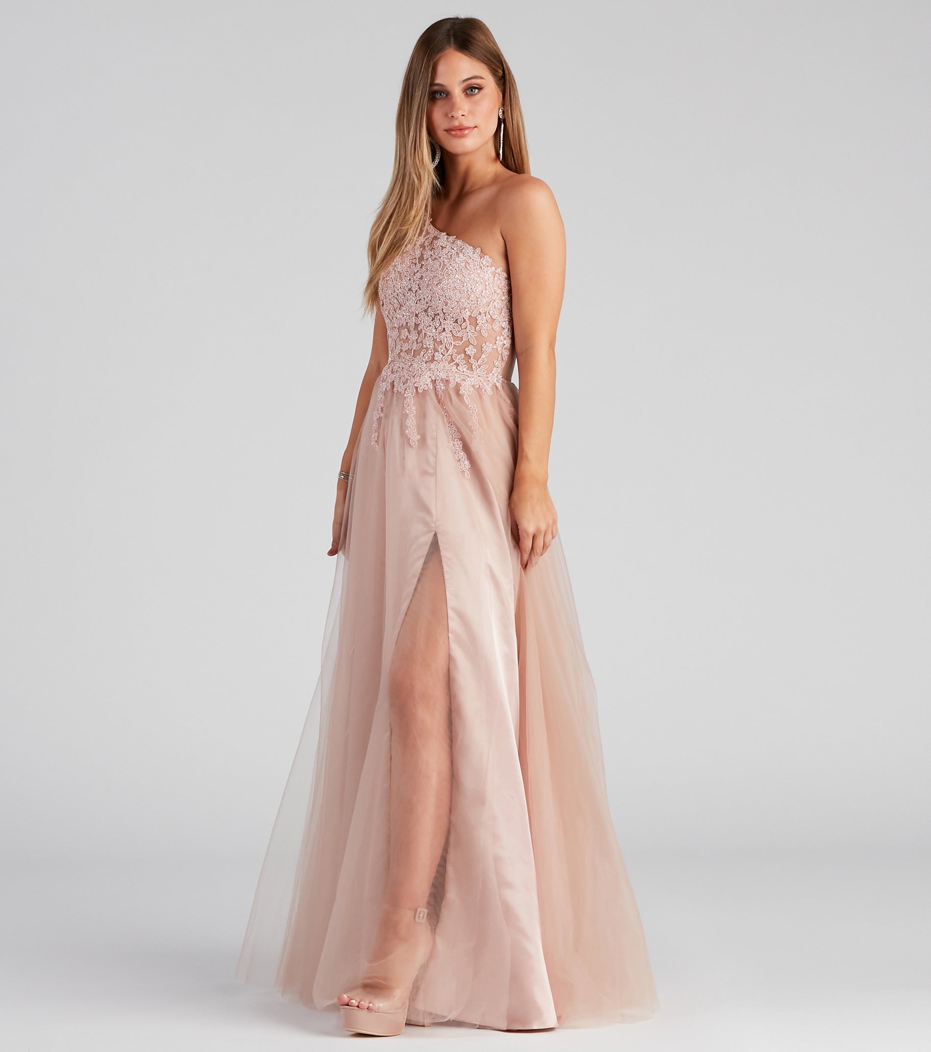 Laine Formal One-Shoulder Ball Gown