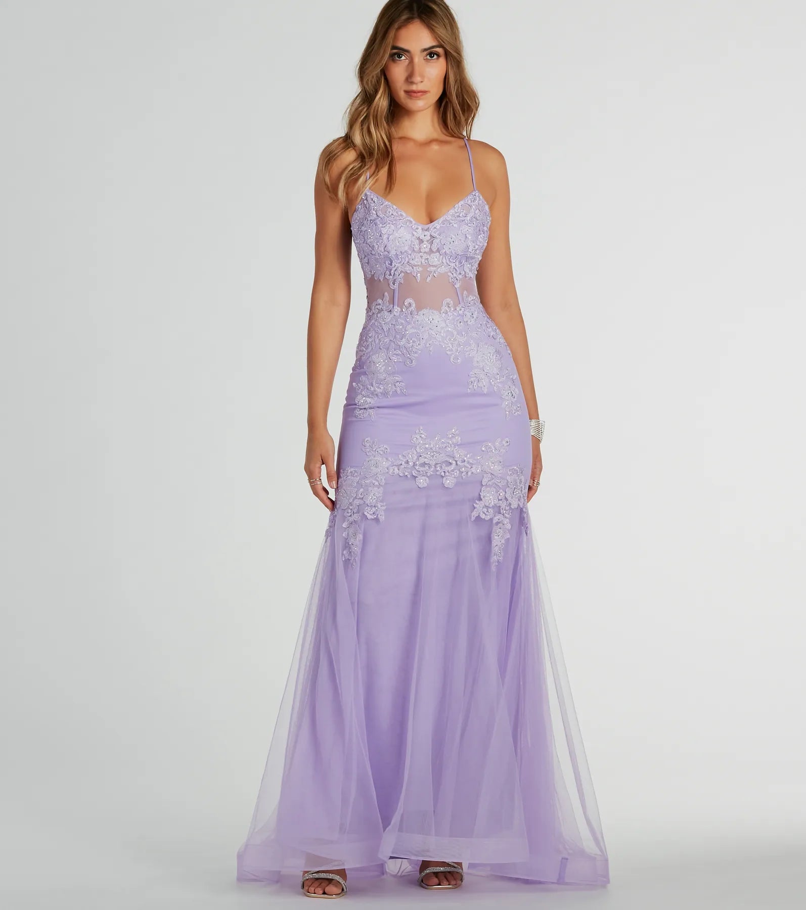 Jenika Formal Embroidered Ball Gown